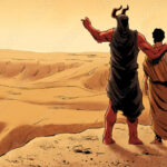 a tentação de jesus no deserto, jesus e satanás, jesus e o diabo, jesus no deserto