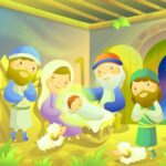 o nascimento de jesus, atividades biblicas para pintar, desenhos de jesus para pintar