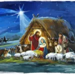 natal infantil, o nascimento de jesus