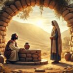 desenho jesus para pintar, a mulher samaritana, jesus e a samaritana