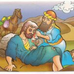 o bom samaritano infantil, desenho do bom samaritano, desenhos da bíblia