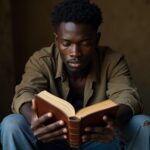 homem lendo a bíblia, estudo bíblico, estudando a bíblia, identidade cristã