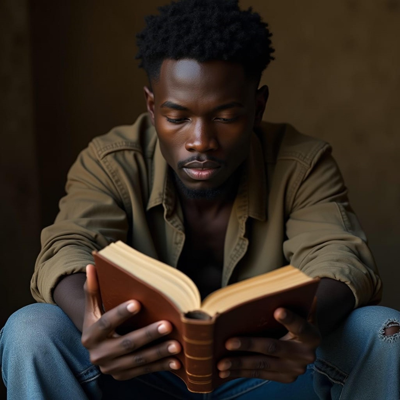 homem lendo a bíblia, estudo bíblico, estudando a bíblia, identidade cristã