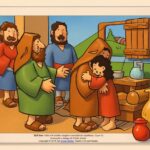 a ressurreição da filha de jairo, desenhos de jesus, atividades bíblicas