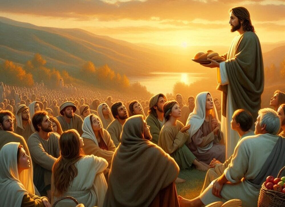 a multiplicação dos pães e peixes