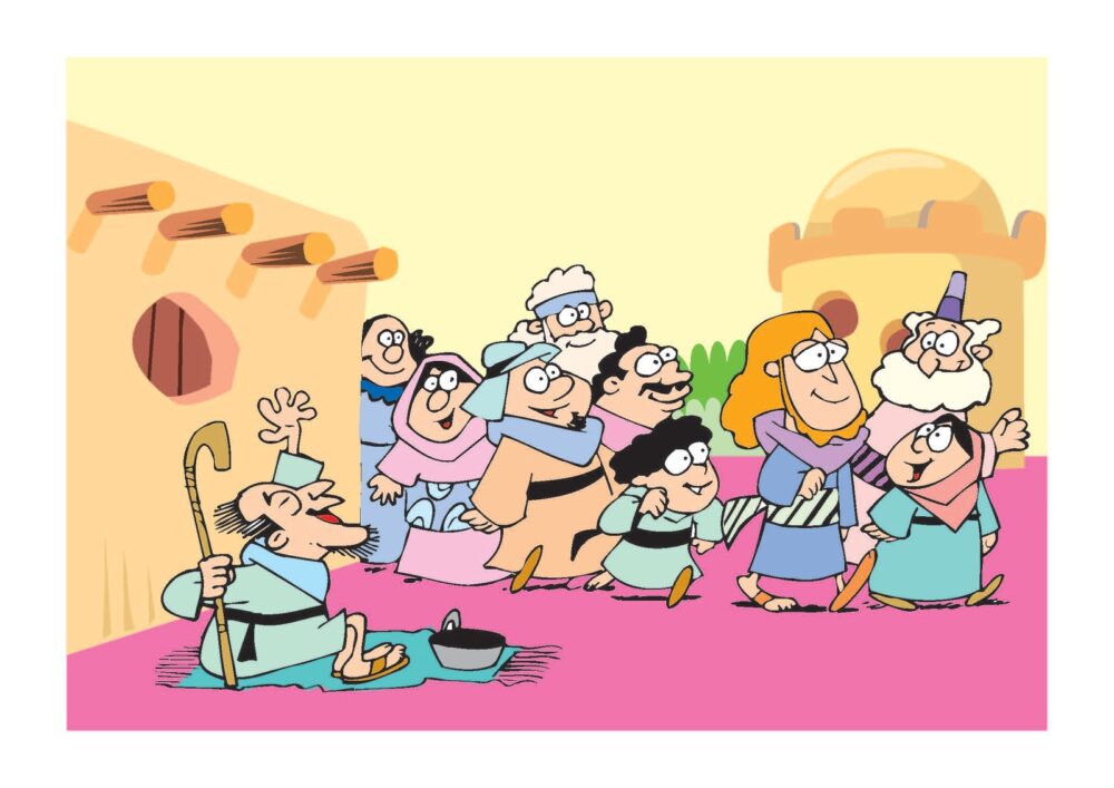 o cego bartimeu desenho