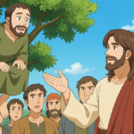 a história de zaqueu infantil, zaqueu desenho